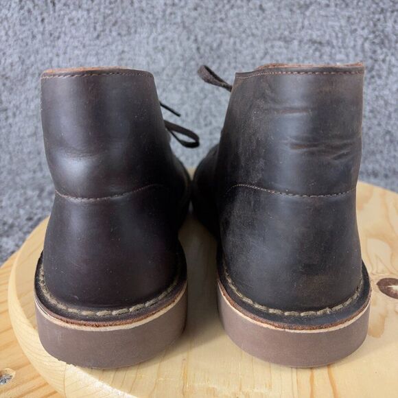 Clarks Bushacre 2 Desert Chukka Boots Mens Size 9 Brown Leather Lace Up Shoe main image 6